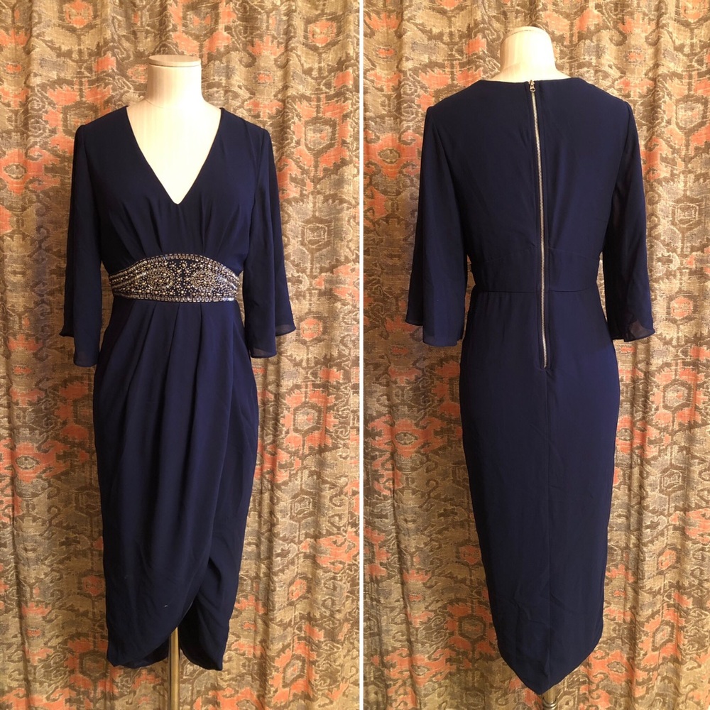 🚺 ASOS (TFNC) Empire Waist Beaded Dress